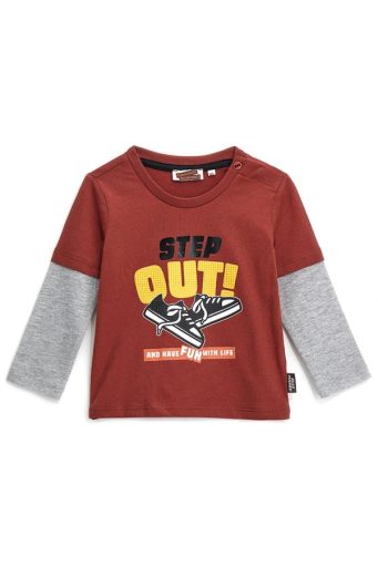 T-shirt à manches longues pour bébé garçon « Salutations de New York »
