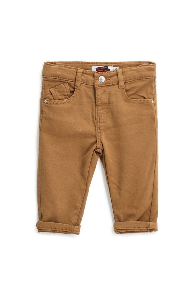 Pantalon en gabardine pour bébé garçon « Salutations de New York »