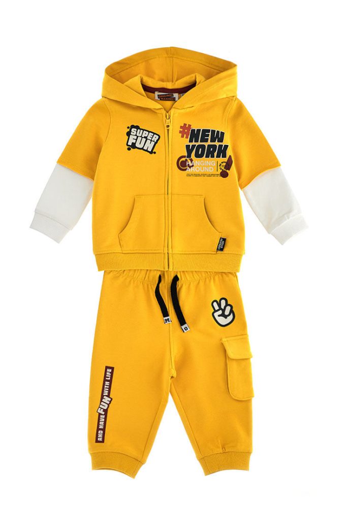 Ensemble pull et pantalon pour bébé garçon « Salutations de New York »
