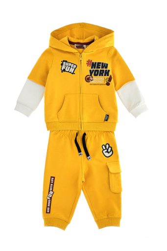 Ensemble pull et pantalon pour bébé garçon « Salutations de New York »