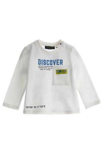 T-shirt à poche pour bébé garçon Coastal Blues