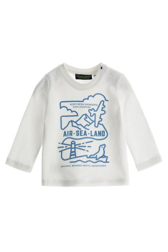 T-shirt à manches longues pour bébé garçon Coastal Blues 1