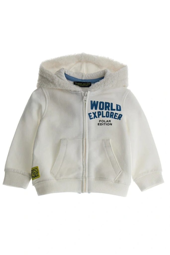 Sweat-shirt à fourrure Coastal Blues pour bébé garçon