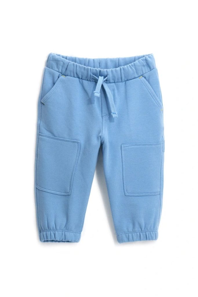 Pantalon bébé garçon à patchs Coastal Blues