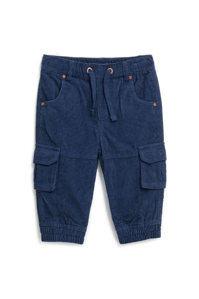 Pantalon en velours Coastal Blues pour bébé garçon