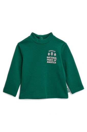 Pull à col roulé imprimé pour bébé garçon Out And About