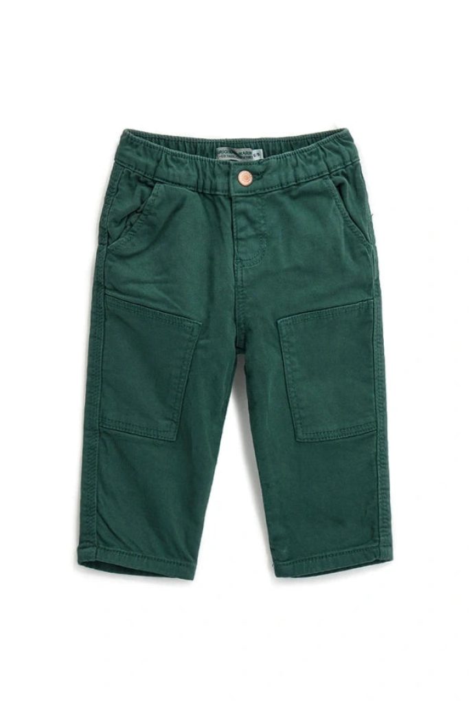 Pantalon en gabardine pour bébé garçon Out And About