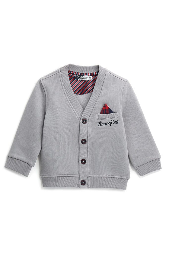 Cardigan écharpe de Noël pour bébé garçon