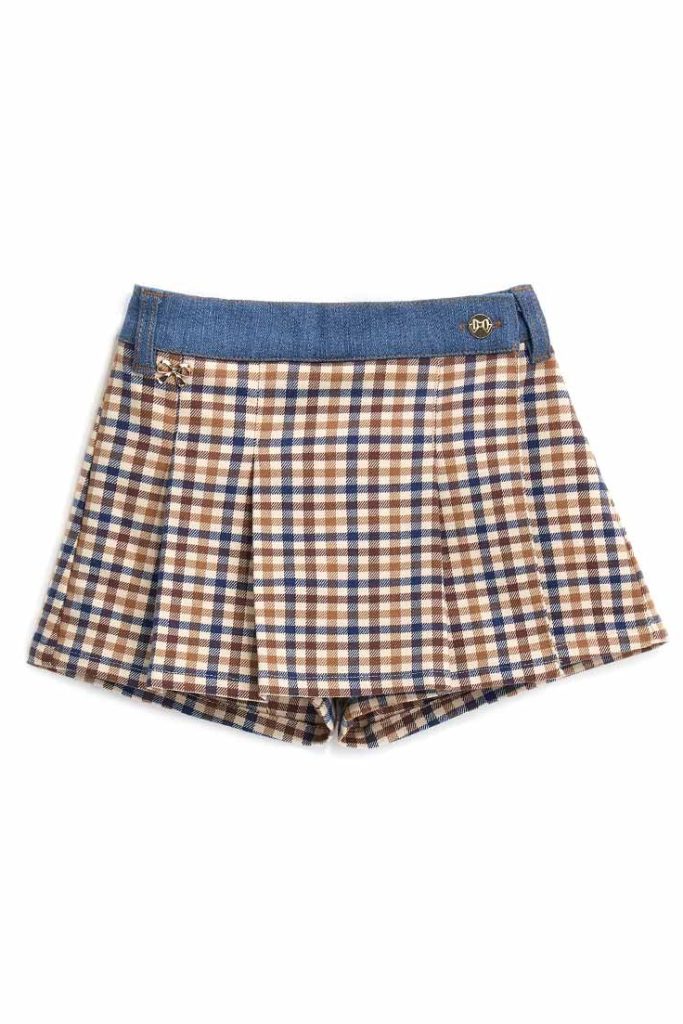 Culotte en jean pour bébé fille de la rentrée
