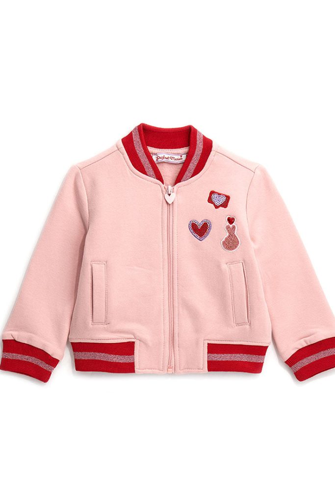Sweat-shirt pailleté Heartbeat pour bébé fille