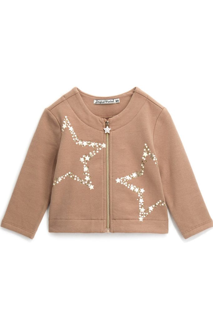Veste bébé fille Nuance D’Hiver avec étoiles