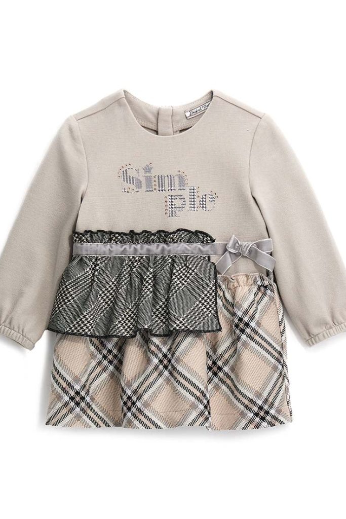 Robe à volants Nuance D’Hiver pour bébé fille