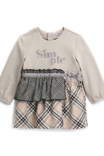 Robe à volants Nuance D’Hiver pour bébé fille