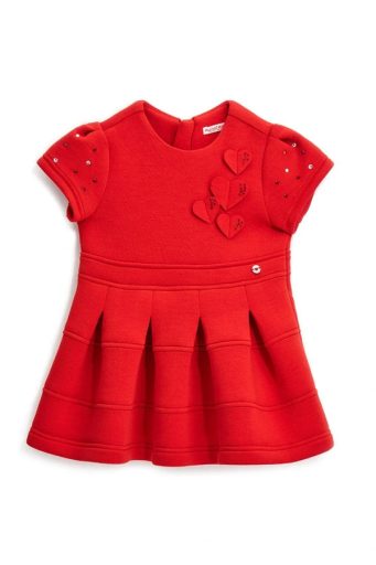 Robe bébé fille Natalizio avec cœurs