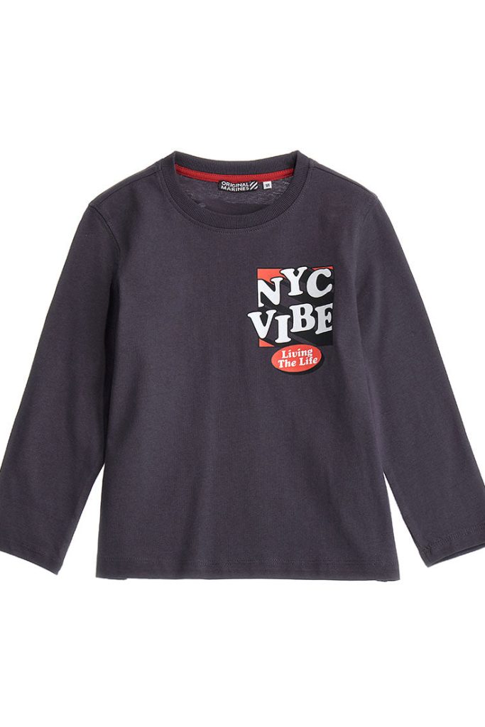 T-shirt en coton City Attitude Boy 1