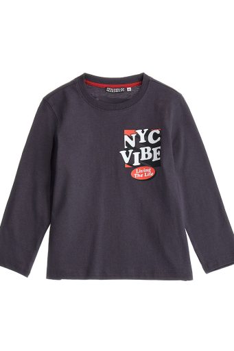 T-shirt en coton City Attitude Boy 1