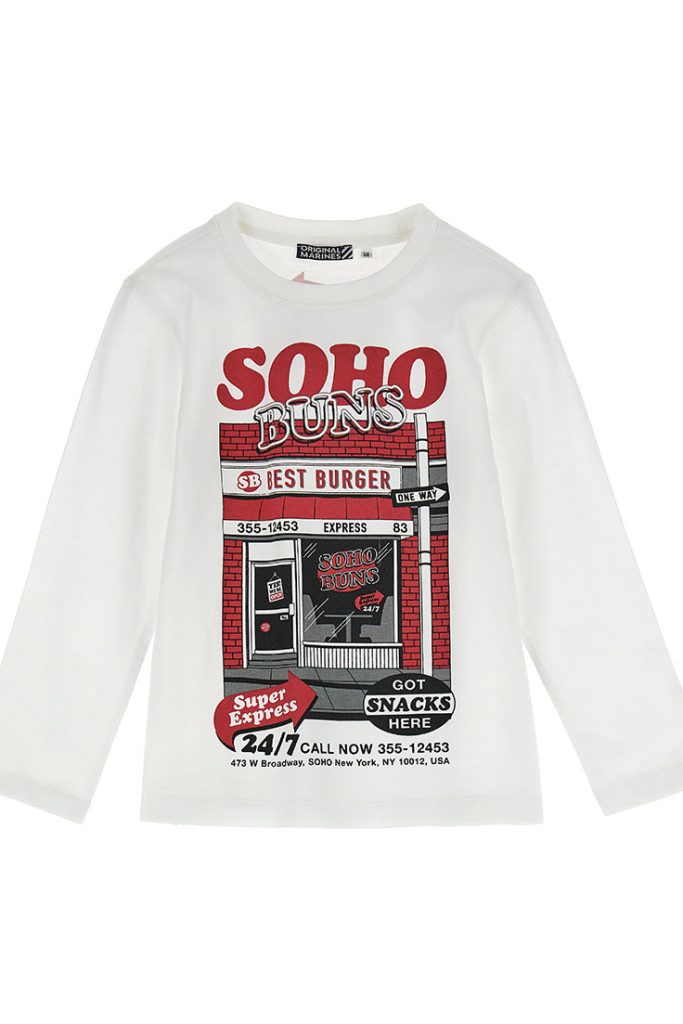 T-shirt en coton City Attitude Boy 2