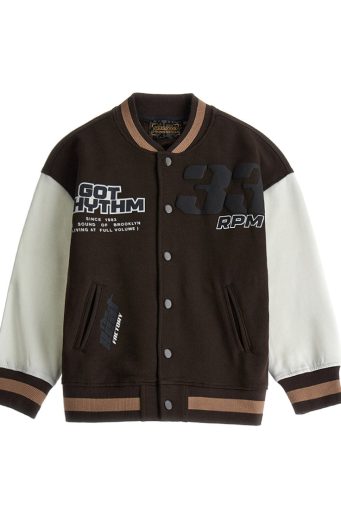 Bomber en coton surdimensionné Capsule Teen Boy