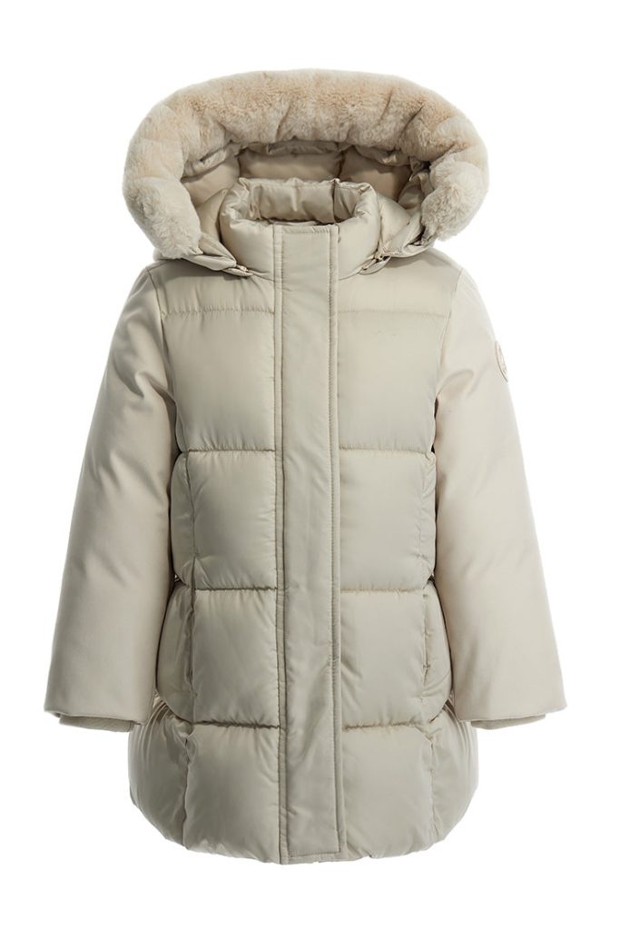 Parka doublée polaire pour fille