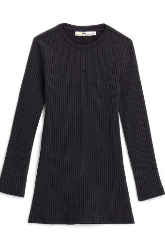 Robe côtelée pour fille « Automne en ville »