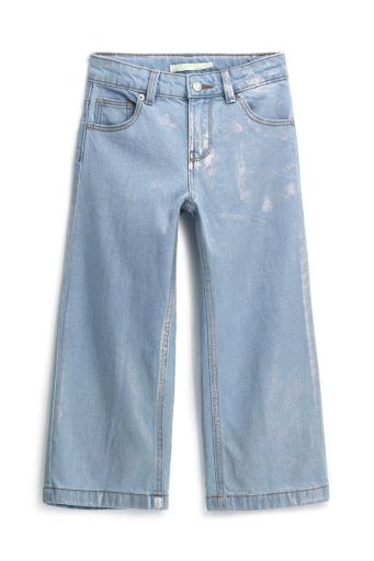 Jean large pour fille qui brille dans le froid