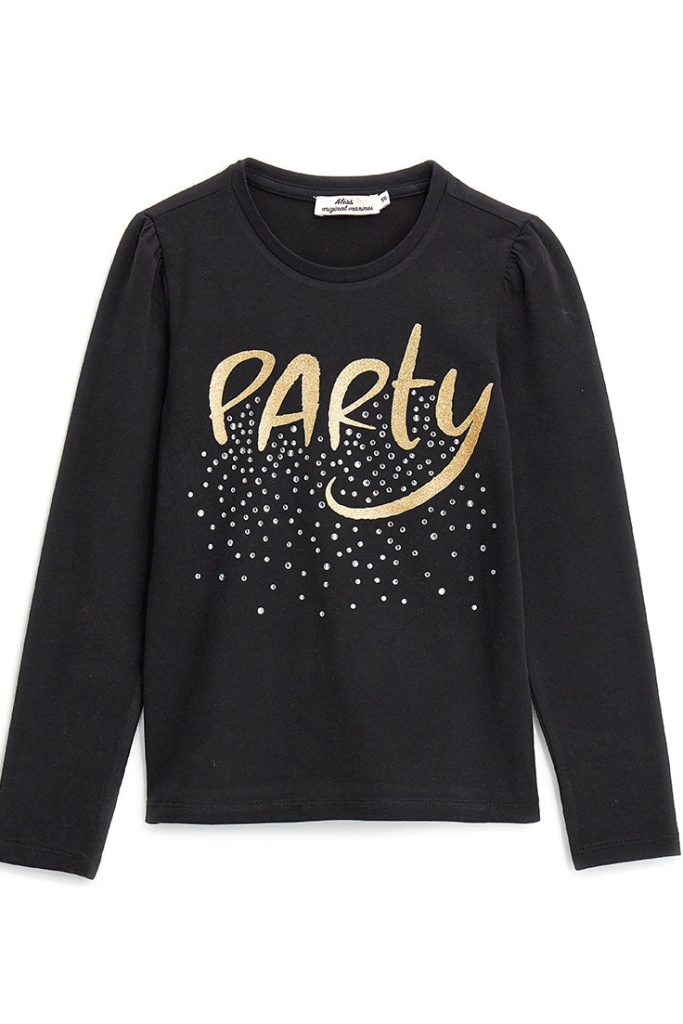 T-shirt pailleté Natalizio Girl