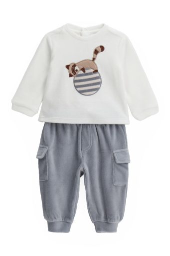 Ensemble pull et pantalon Woodland pour nouveau-né