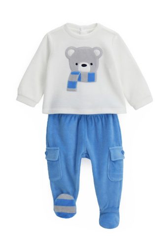 Ensemble pull et pantalon pour nouveau-né Winter Sky