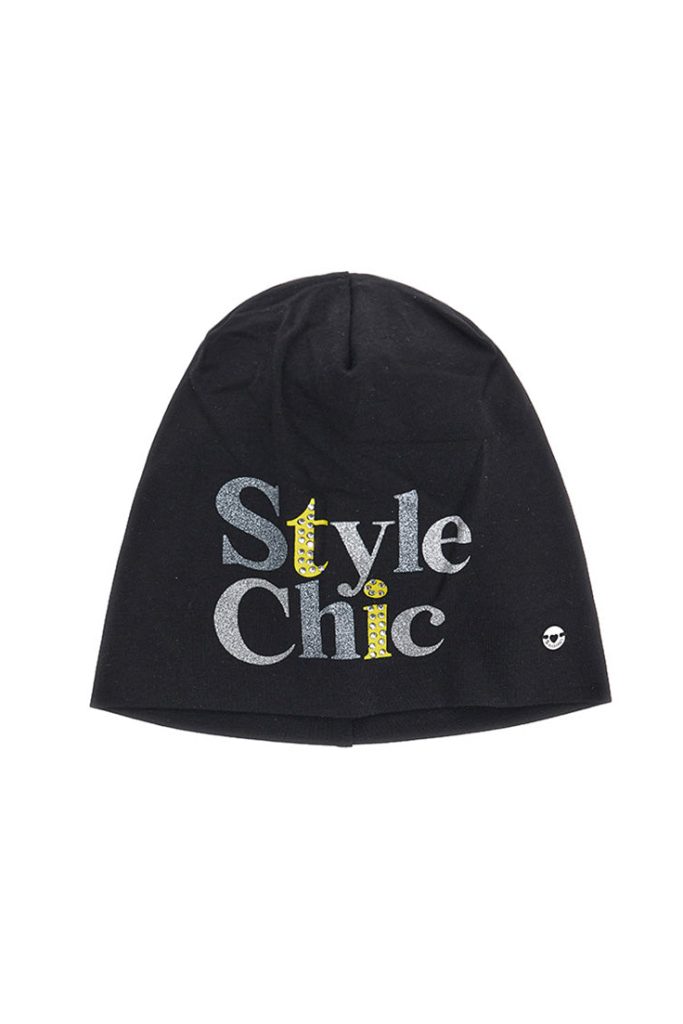 Bonnet en coton rose Basico Fall Girl 1