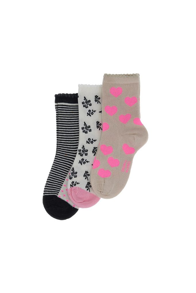 Lot de 6 paires de chaussettes courtes Basico Fall Girl