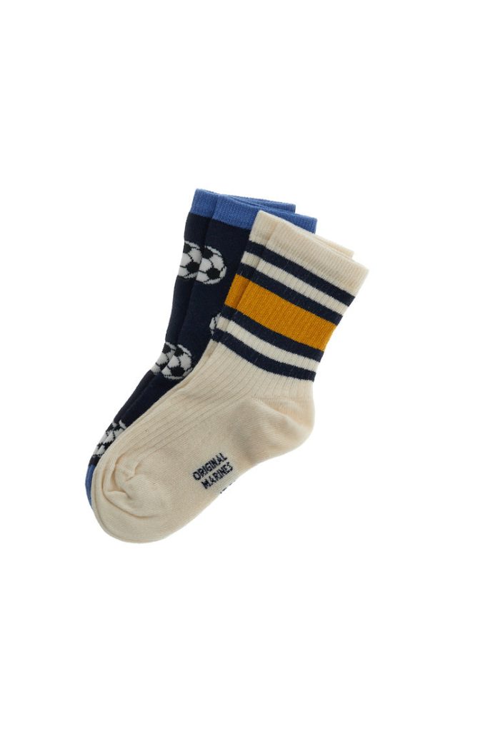 Lot de deux paires de chaussettes courtes Basico Fall Boy