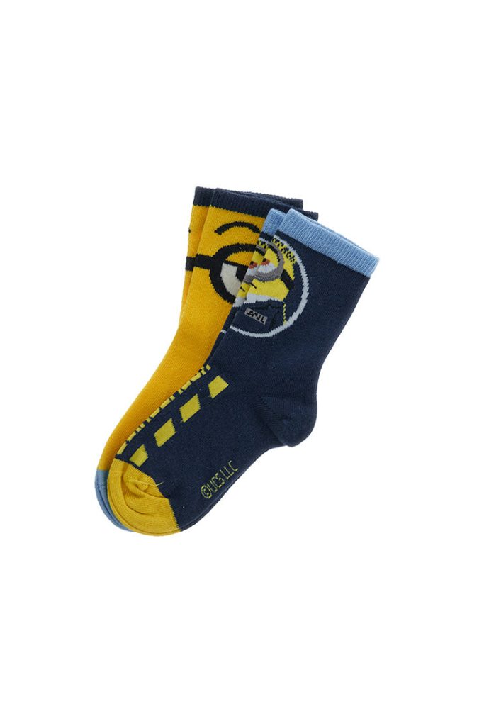 Lot de deux paires de chaussettes Minions Basico Fall Boy