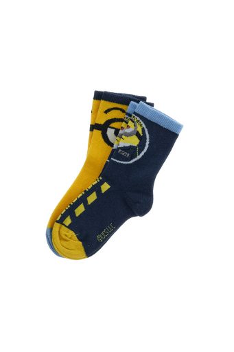 Lot de deux paires de chaussettes Minions Basico Fall Boy