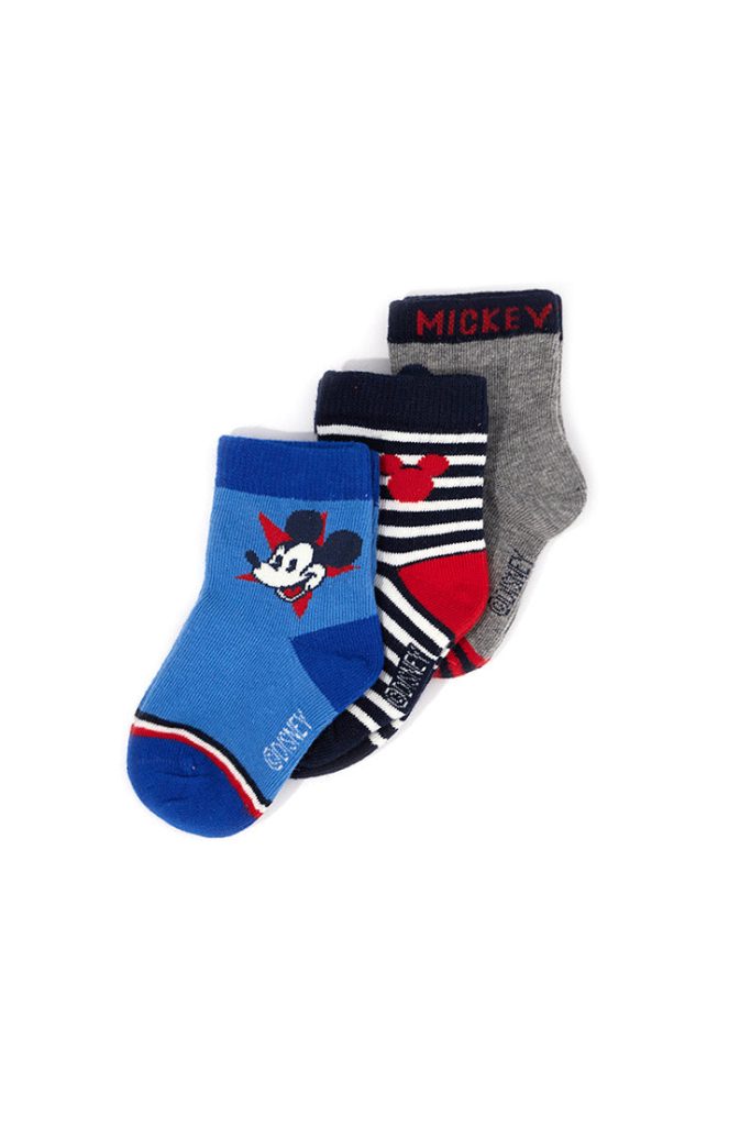 Lot de trois paires de chaussettes Disney Basico Fall pour bébé garçon