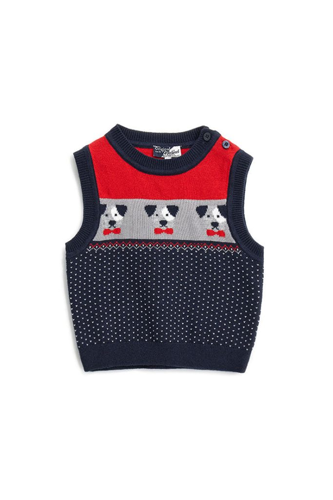 Gilet Jacquard de Noël pour bébé garçon