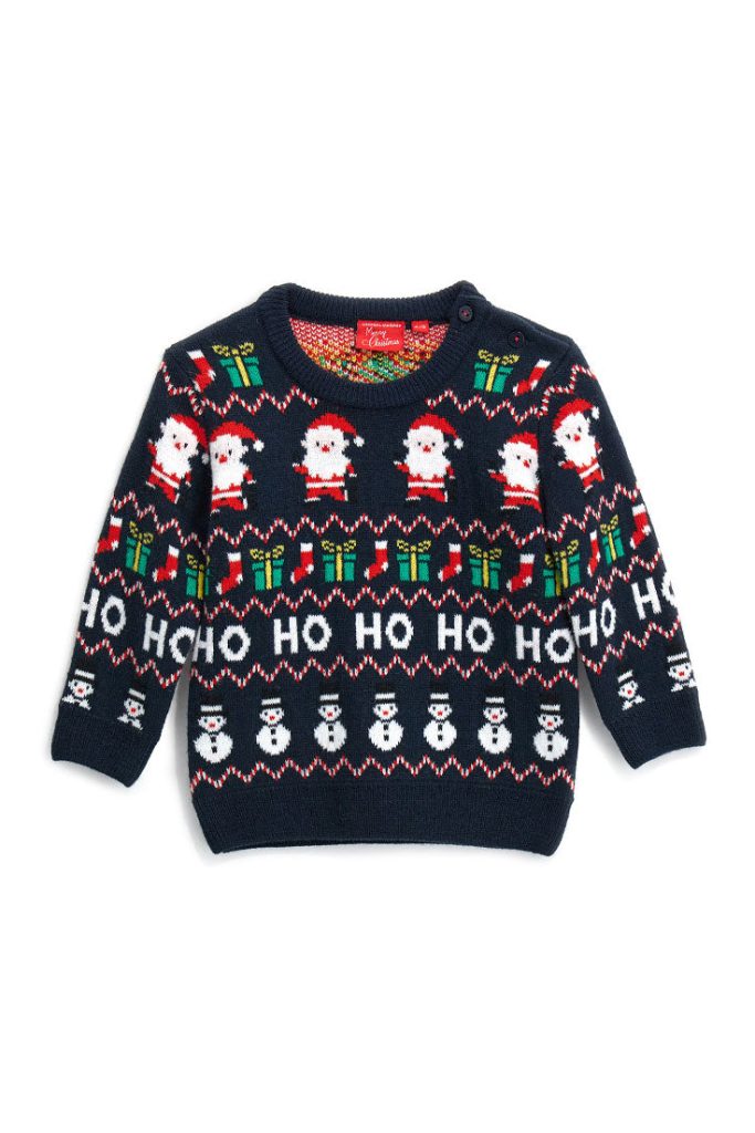 Pull bébé garçon en laine mélangée capsule de Noël 1
