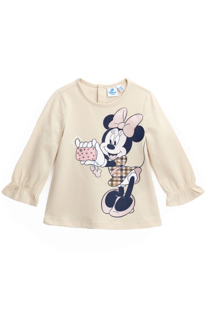 T-shirt Disney pailleté pour bébé fille « Rentrée des classes »