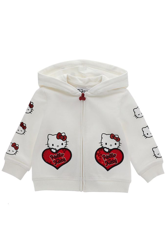 Sweat-shirt Hello Kitty Heartbeat pour bébé fille