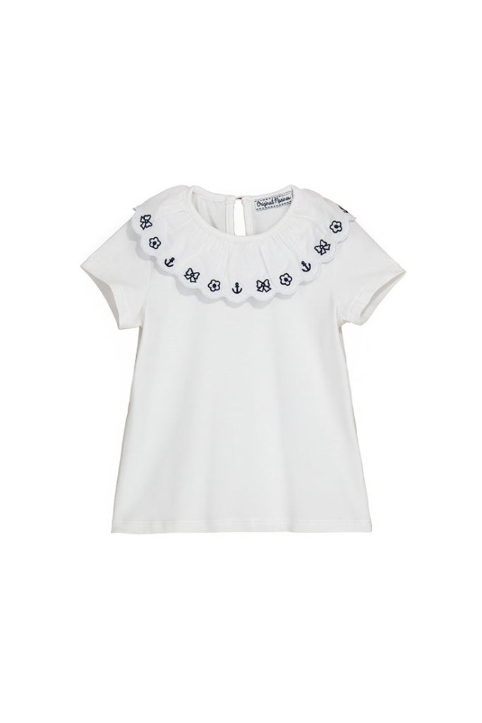T-shirt à manches courtes pour bébé fille Royal Sailor 3