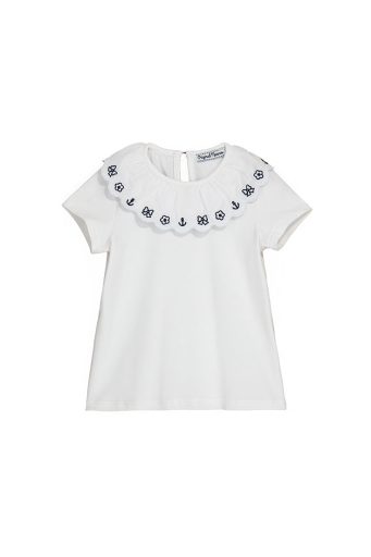 T-shirt à manches courtes pour bébé fille Royal Sailor 3