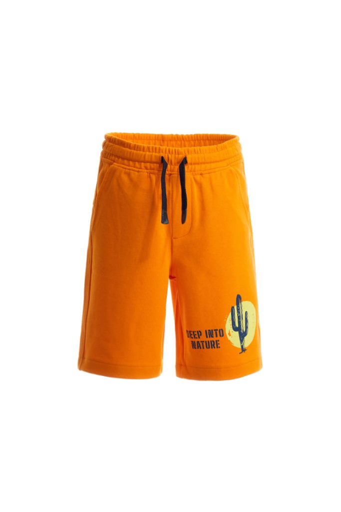 Short bermuda à poches pour garçon d’aventures colorées en Amérique