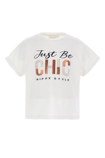 T-shirt fille ethnique hippie chic avec tour de cou