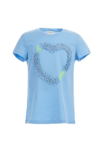 T-shirt d’été lumineux pour fille avec imprimé 3