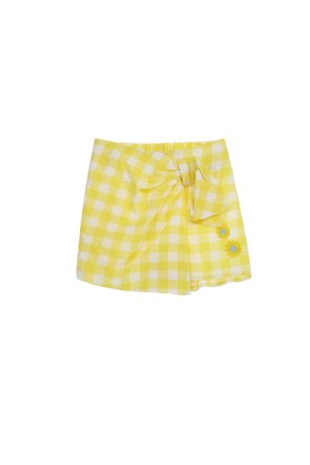 Jupe-pantalon d’été lumineuse pour fille avec fleurs