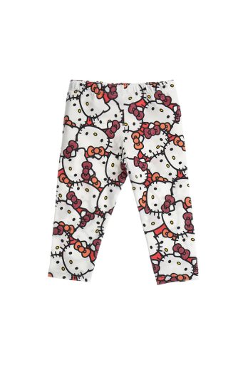 Legging bébé fille Hello Kitty motif marché aux fleurs