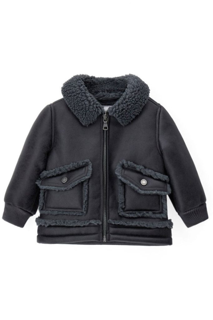 Vestes Bébé Garçon Effet Cuir Manteaux et Vestes