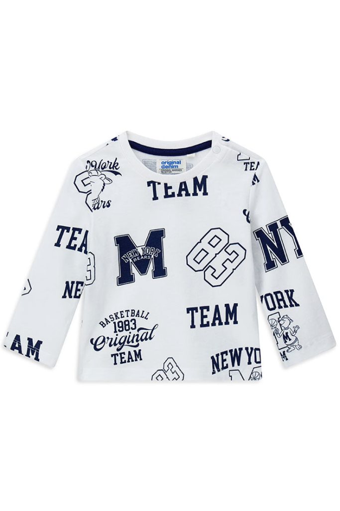 T-shirt bébé garçon Capsule Denim ML Chemises et hauts 3