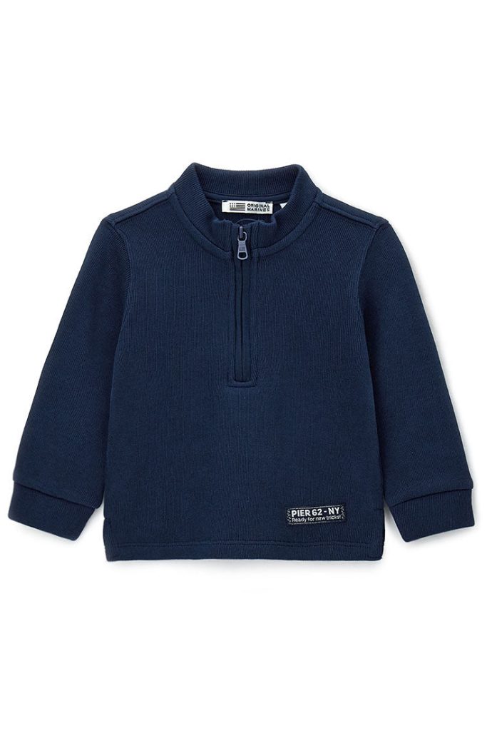 T-shirt à col roulé pour bébé garçon Natural Varsity, chemises et hauts