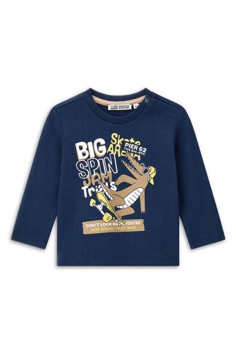 T-shirt bébé garçon Natural Varsity ML Chemises et hauts 3