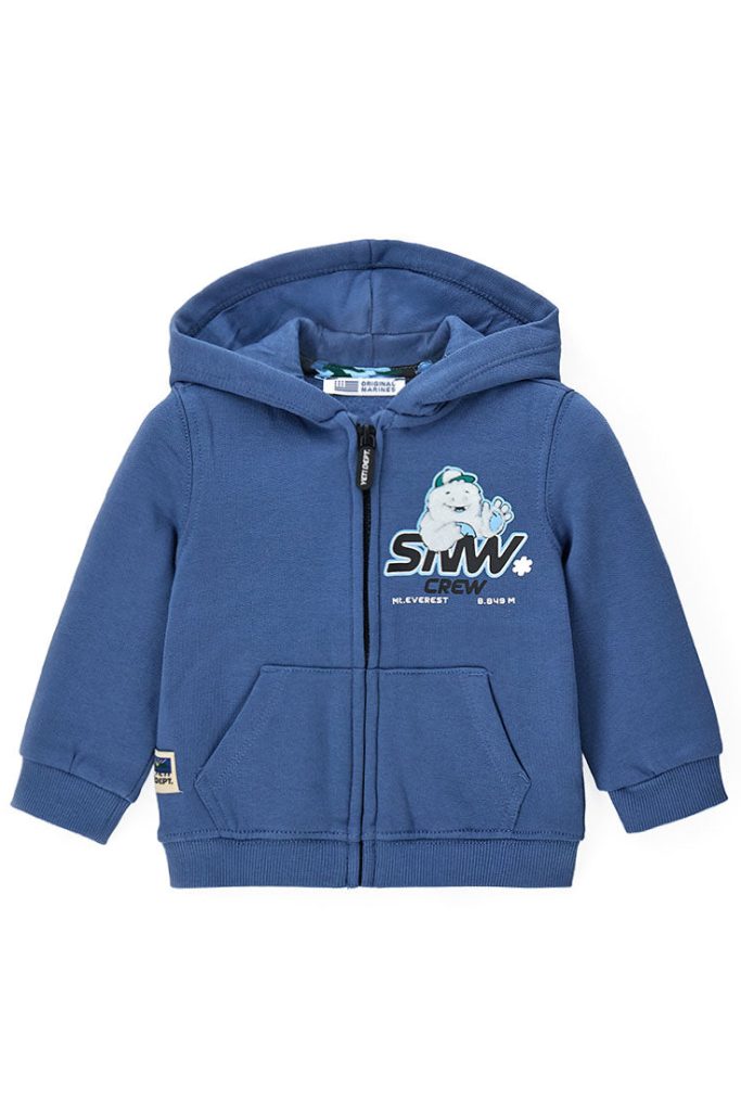 Sweat-shirt à capuche ouverte Urban Park pour bébé garçon, chemises et hauts
